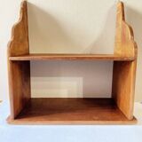 Old small solid wood shelf