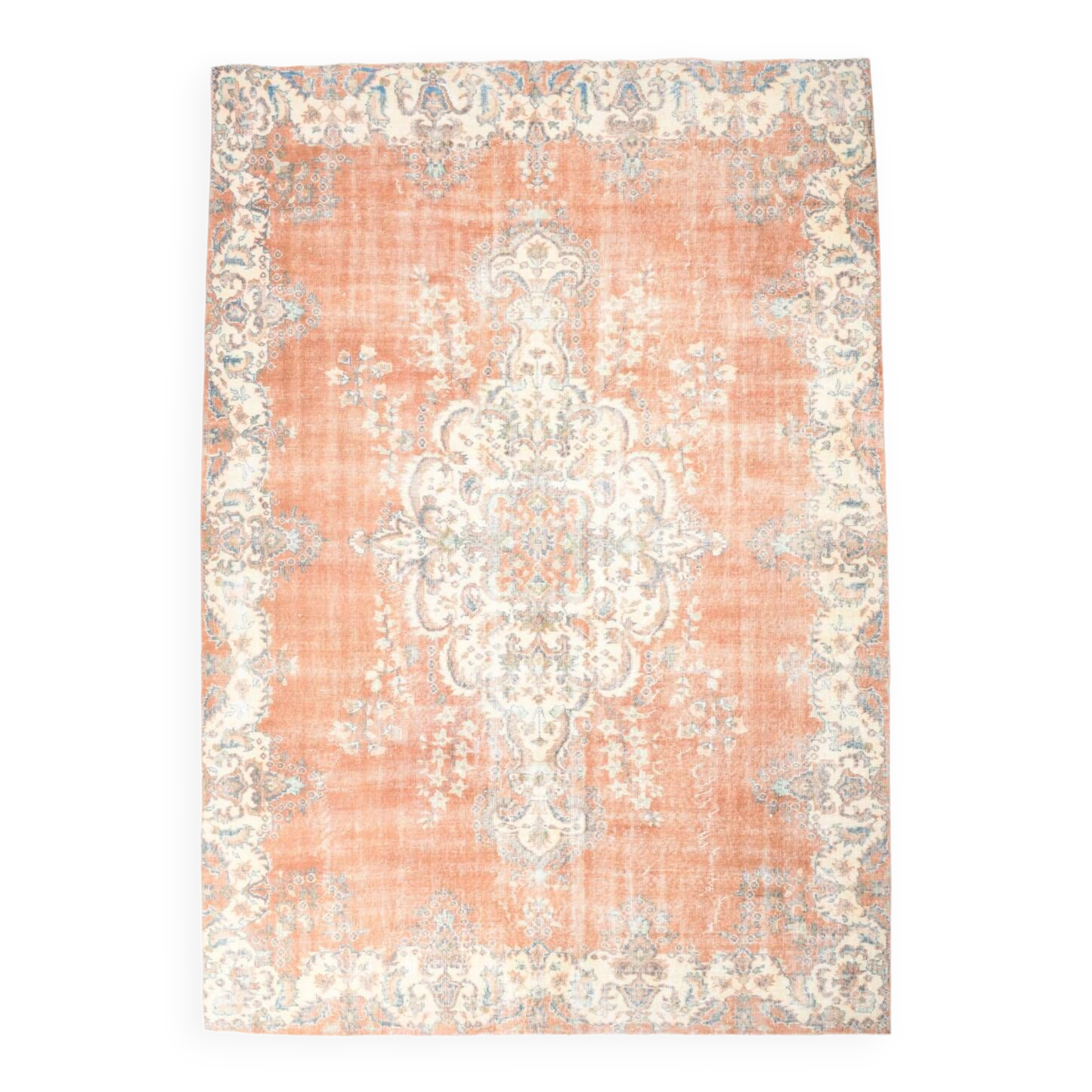 7x10 oriental vintage rug, 217x310