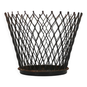 Cache pot en métal grillagé - mathieu