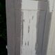 Curved shutters oak and fir H156xL245