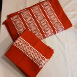 Tablecloth + 12 old napkins