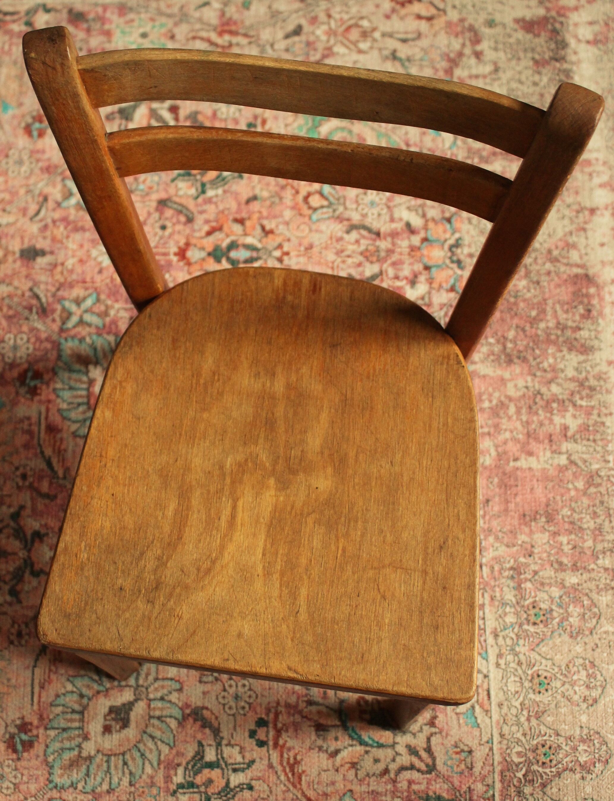 Chair bistro child wood