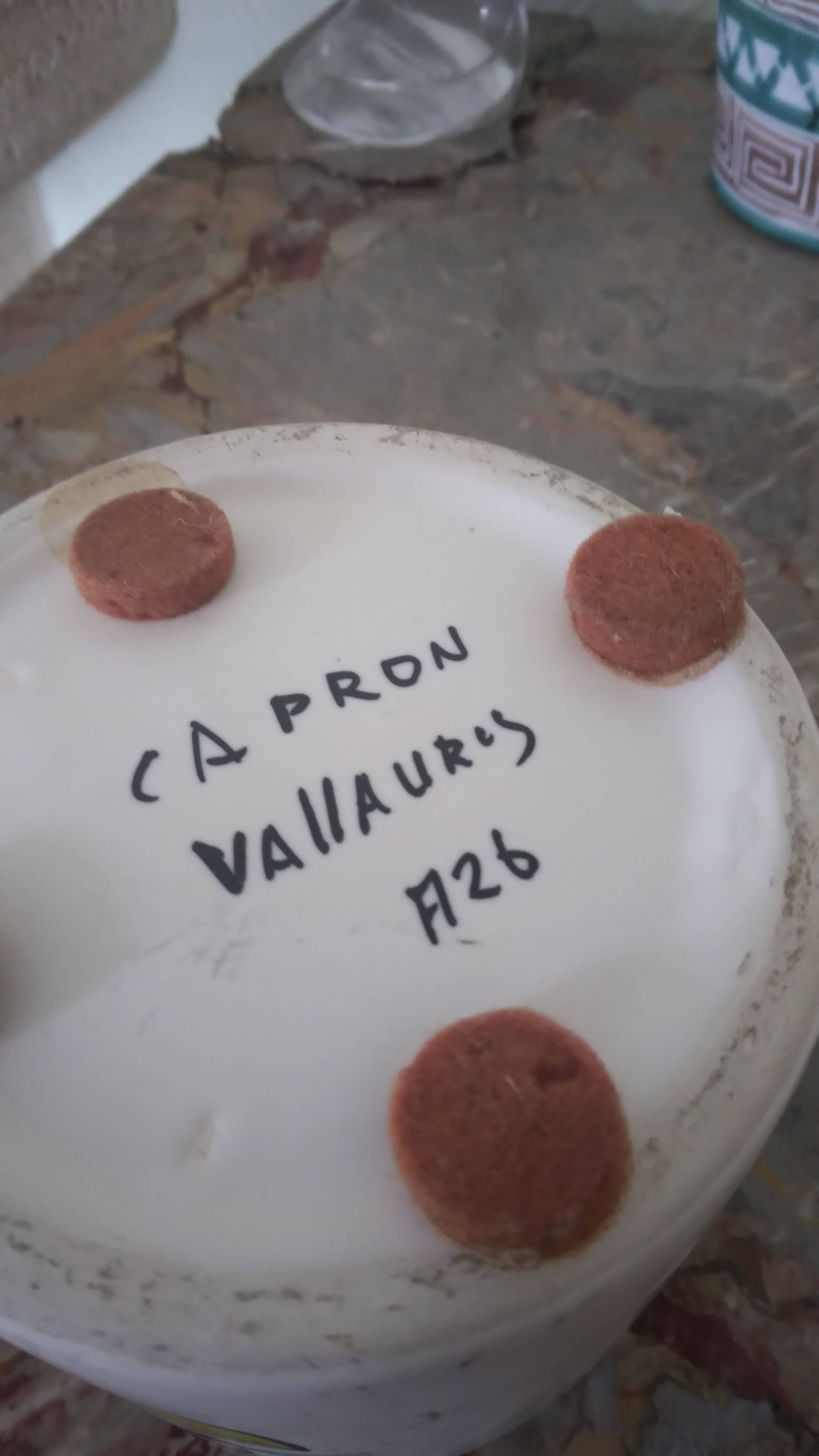 Roger Capron Vallauris tobacco pot from the 60s