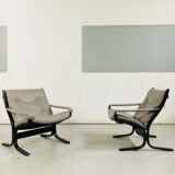 Pair of armchairs "Siesta" gray of Ingmar Relling to Westnofa