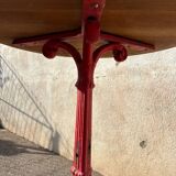19th century cast iron bistro pedestal table