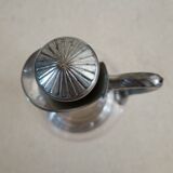 Ewer decanter with tin mount