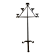 Wrought iron candelabra