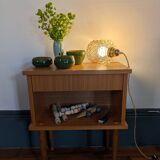 70s Scandi Icon: Architectural & Functional Nightstand