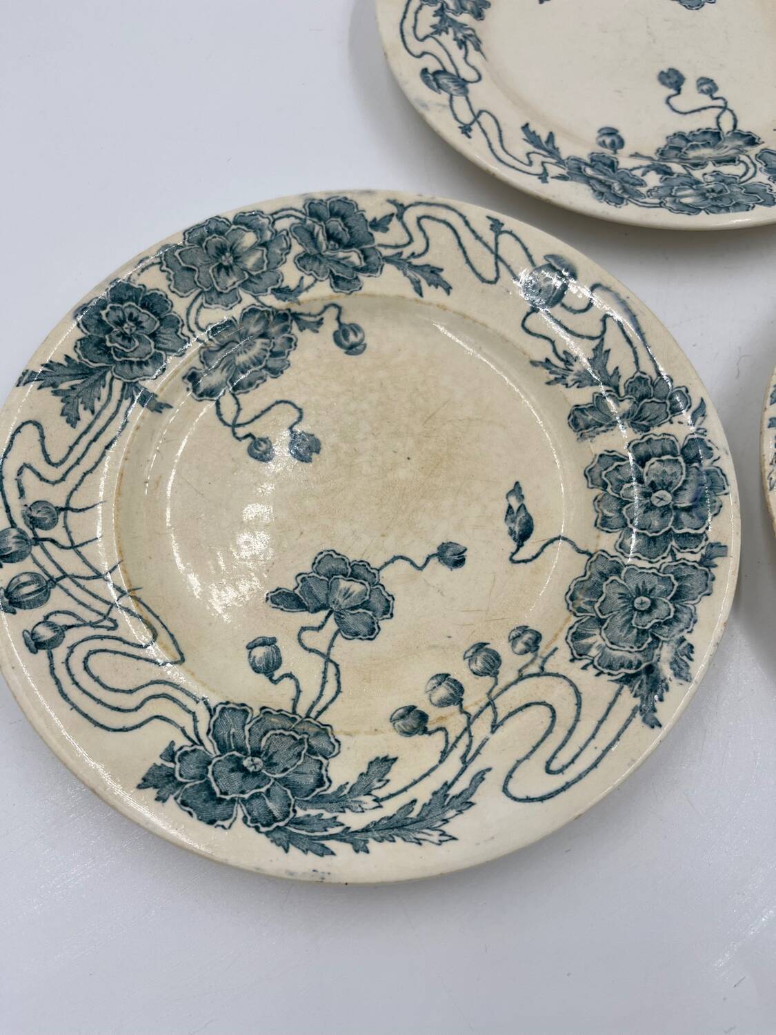 Lot de 3 assiettes Longwy