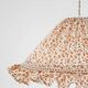 Suspension conique avec volant Emilia "fleurettes"