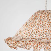 Suspension conique avec volant Emilia "fleurettes"