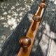 Portemanteau mural en bois vintage