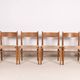 6x Hans J. Wegner Dining Chair CH36 in Oak, 1970s Denmark