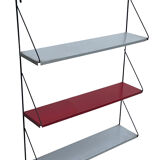 Vintage metal wall shelf wall rack minimalistic 1960’s