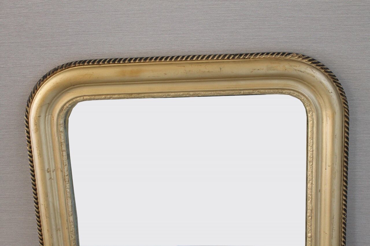 Miroir doré Louis-Philippe - 75x57cm