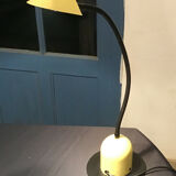 Lampe à poser bureau chevet vintage cocotte articulee jaune Delmas Montauban