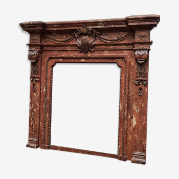 Old oak fireplace