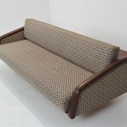 Canapé à 3 places du milieu du siècle, Jitona, années 1970.