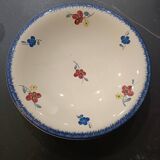 Low compote dish Digoin Sarreguemines