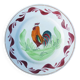 Old St Amand Ceramic Flat Plate - Rooster