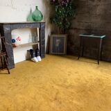 Shelf fireplace mantle.