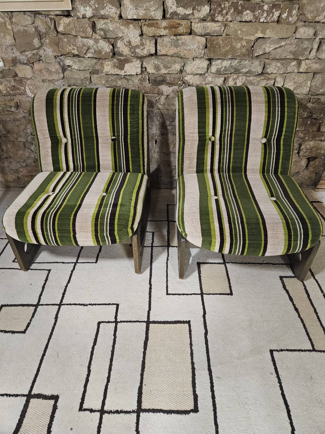 Pair of armchairs, 1970