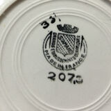 6 hollow plates St Amand decor Fez 2073