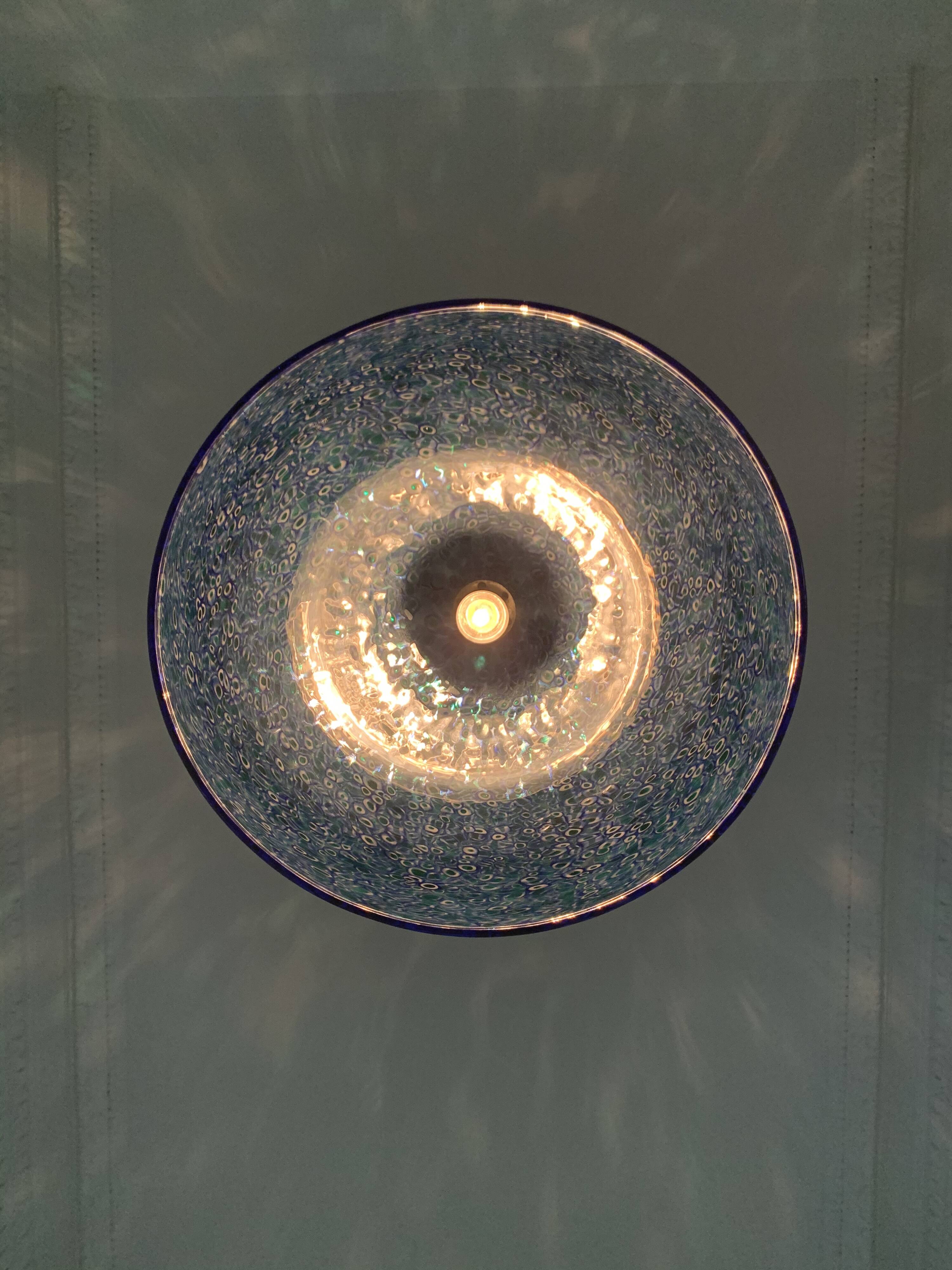 "Neverrino" suspension by Gae Aulenti, Vistosi edition.