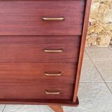 Vintage chest of drawers with 4 drawers, splayed legs circa 1960s