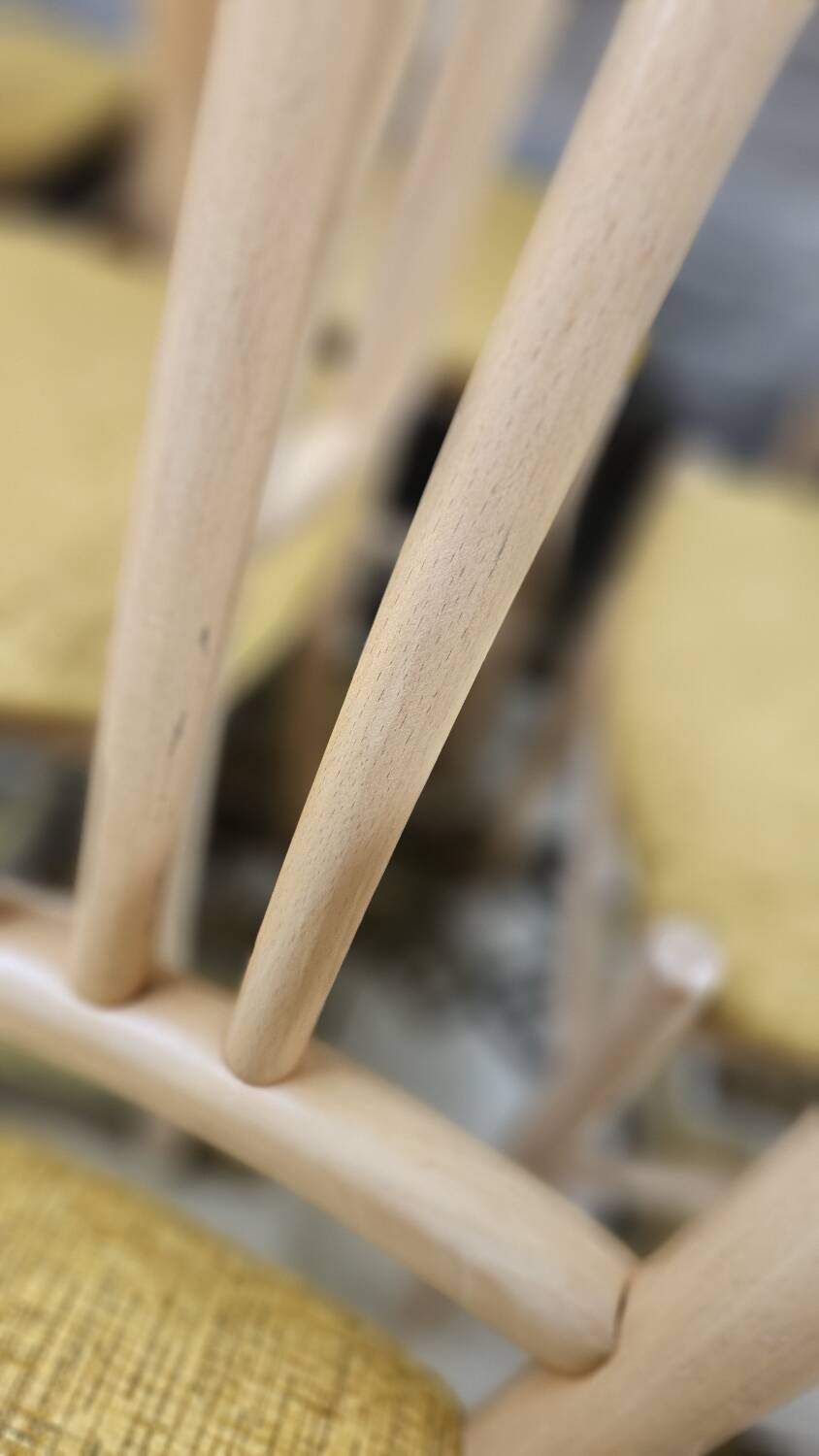 Set of 12 80s bistro chairs