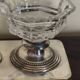 crystal and silver-plated metal salt and pepper shaker Christofle