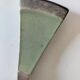Art Deco celadon and black modular service cutlery rest