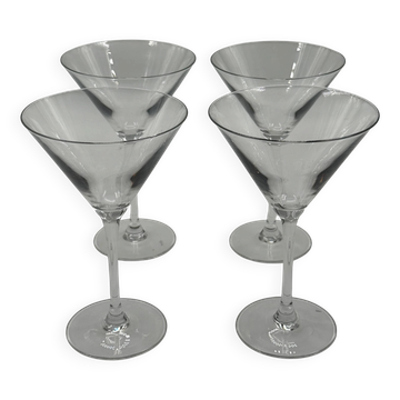 Set of 4 martini glasses