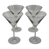 Set of 4 martini glasses