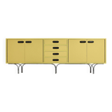 Industrial Vintage Mid-Century Sideboard, Steel, 1960s