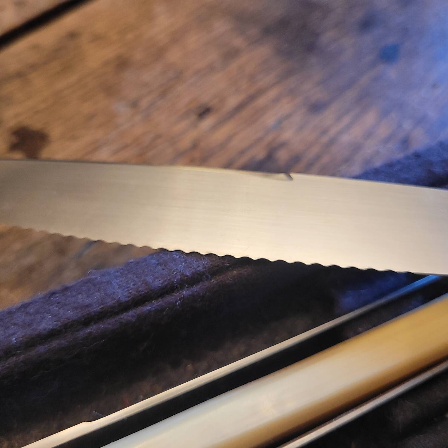 12 Rameau Sens stainless steel knives – France – 1950s/1970s