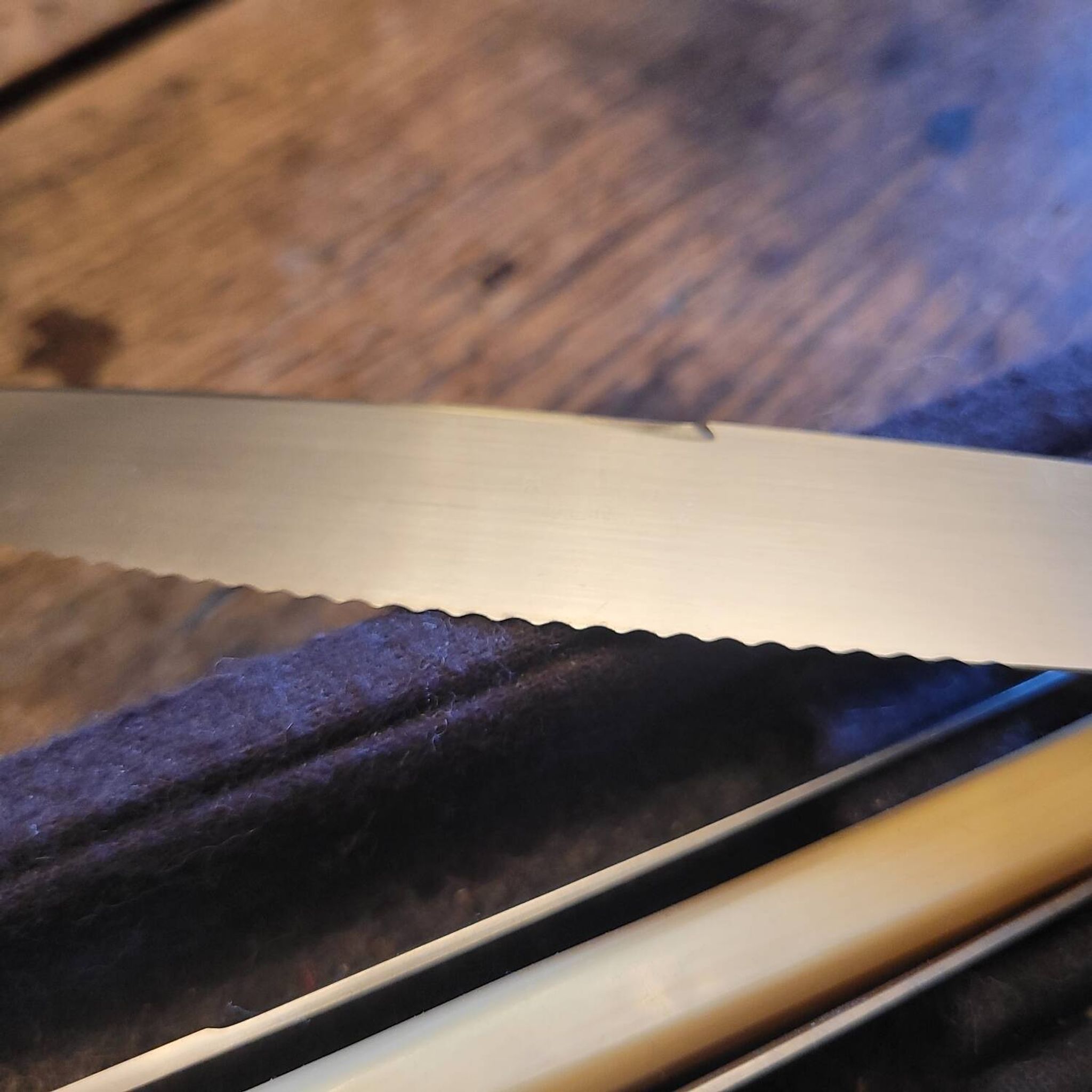 12 Rameau Sens stainless steel knives – France – 1950s/1970s