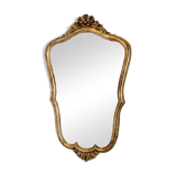 Golden seashell mirror - 70x38cm