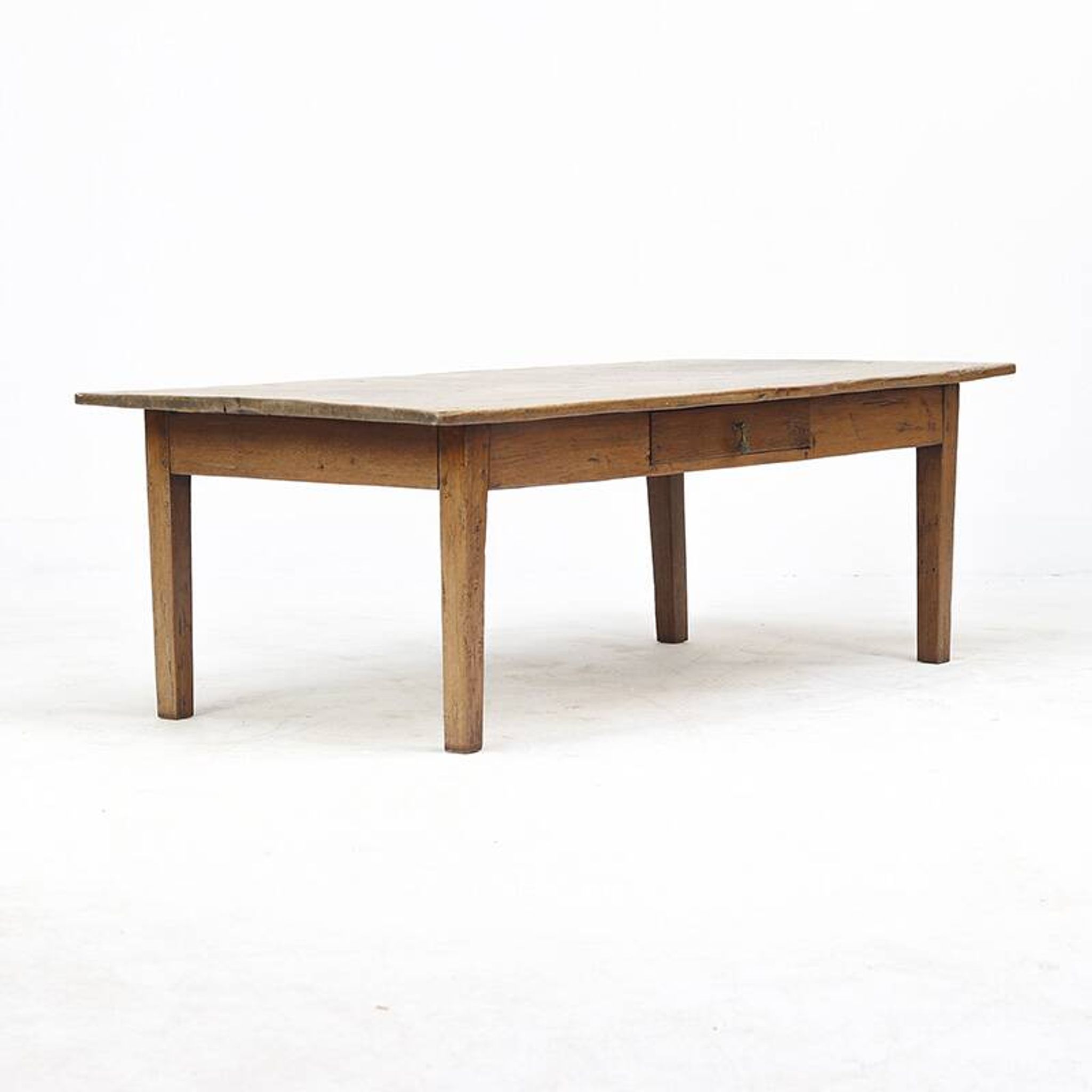 Table basse de ferme rustique en chêne