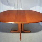 Scandinavian extendable oblong table in G Plan teak