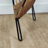 Magazine rack side table