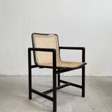 Vintage Wooden Chair with Cane seat by Branko Ursic for Stol Kamnik, 1970s