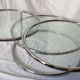 Glass coffee table years 70