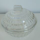 Glass sugar bowl