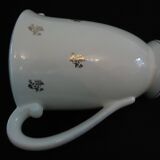 Antique pouring coffee pot in Gien earthenware, Valence model, A040