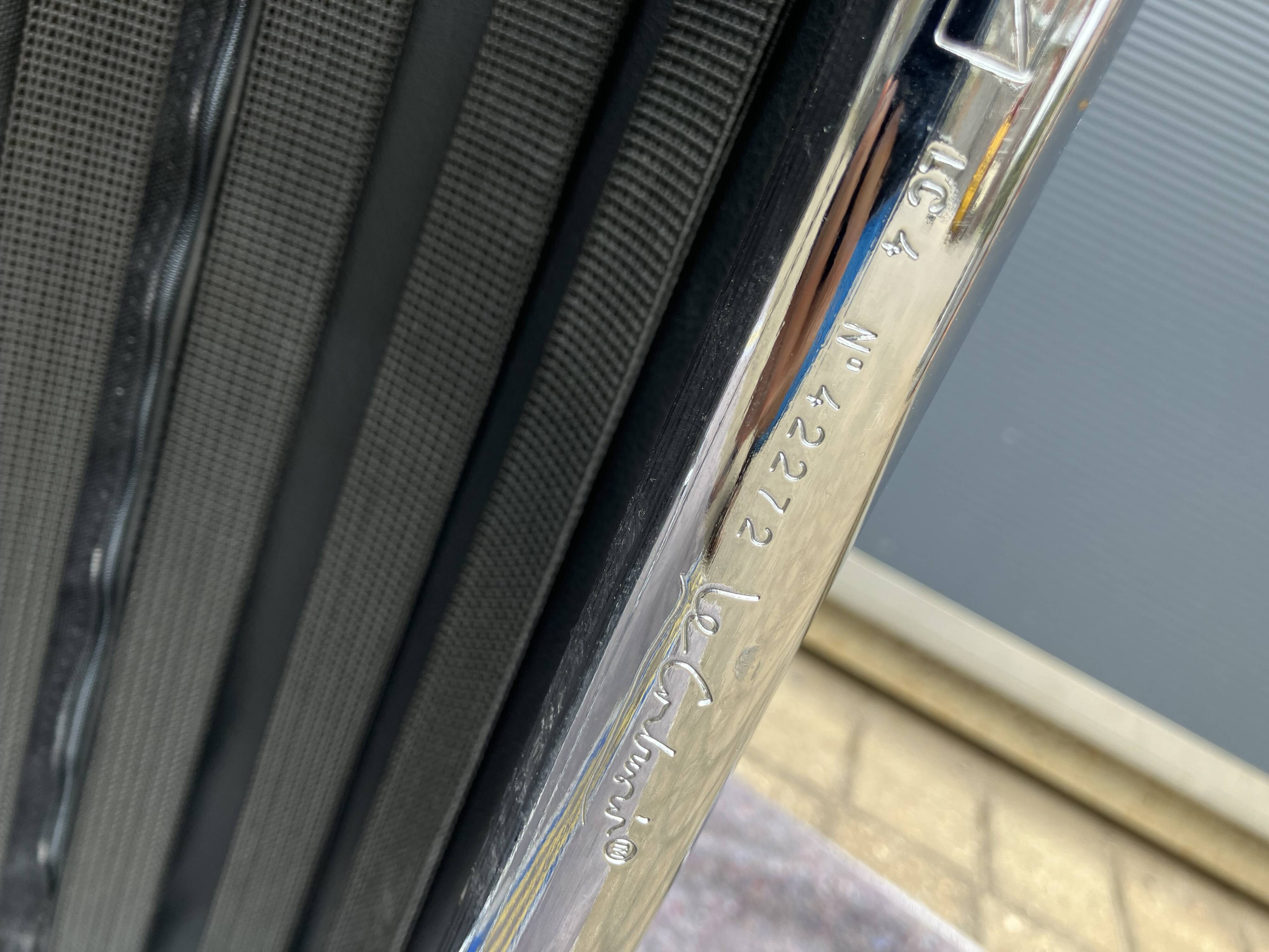 3x Original Cassina Le Corbusier Lc4 Black/chrome, New!