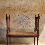 Louis XVI caned bench