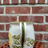 Vintage ceramic flower pitcher - Spring Water -