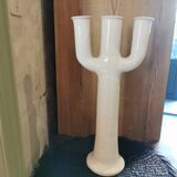 Large white ceramic candlestick Morocco
