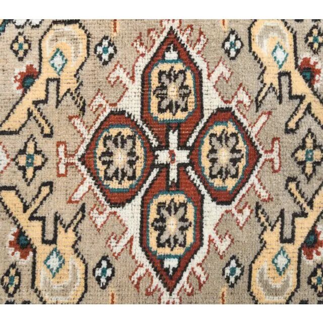 Turkish Vintage Handmade Wool Rug 150x211